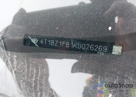 2019 Toyota Avalon Xle from USA, damaged, VIN 4T1BZ1FB1KU026269